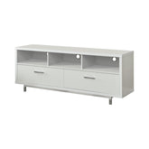 Coaster Casey 2-drawer Rectangular TV Console White Model 701972
